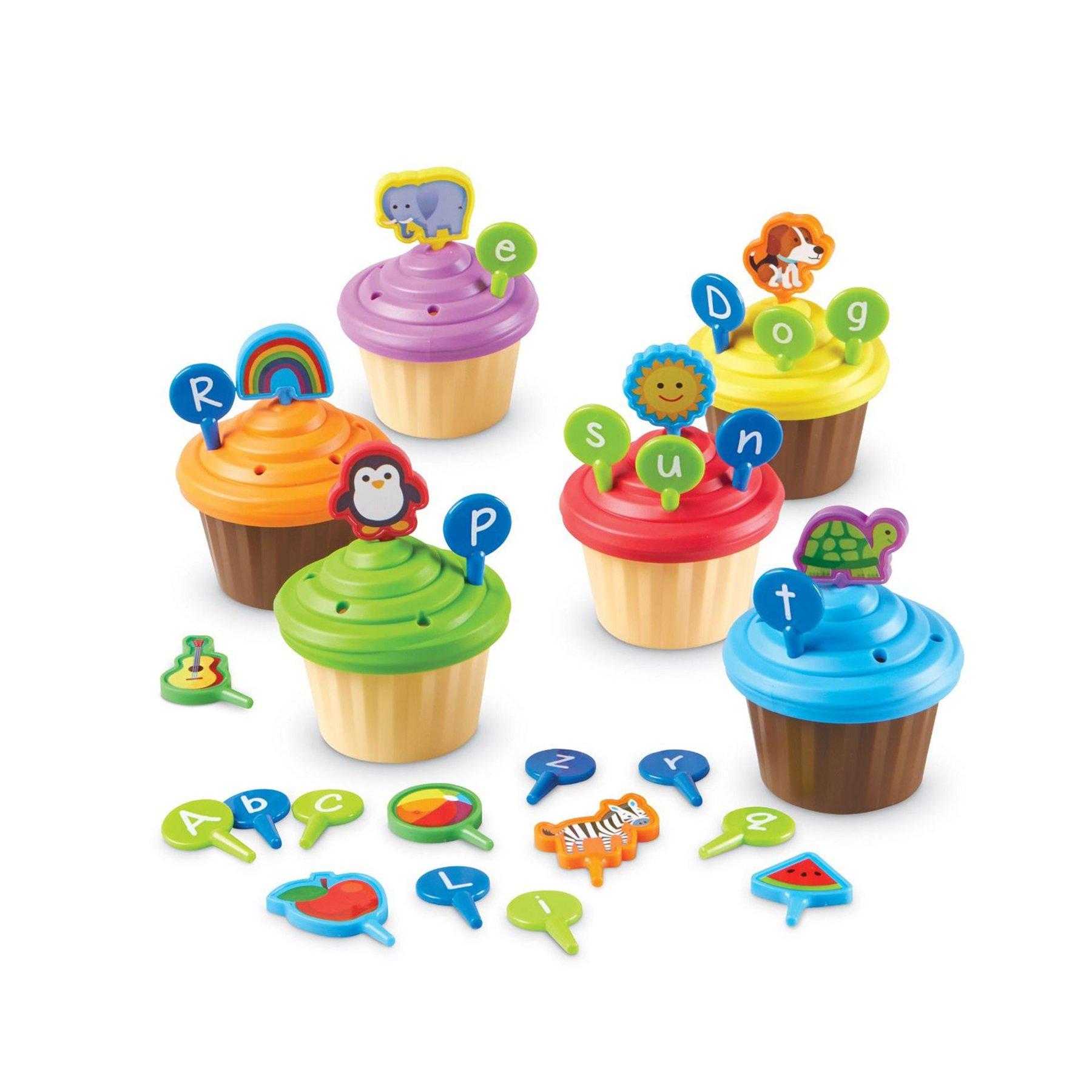 Learning Resources Игра с букви, във формата на кексчета, 64 части | JAR Computers Learning Resources Игра с букви, във формата на кексчета, 64 части