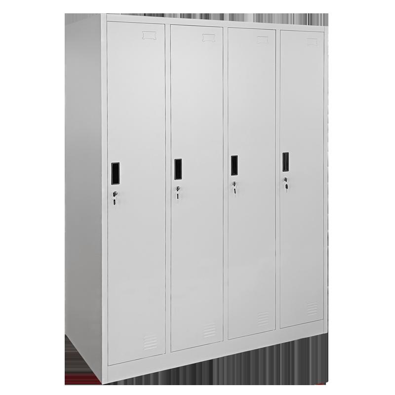 Метален шкаф Carmen CR-1242-4 J - сив