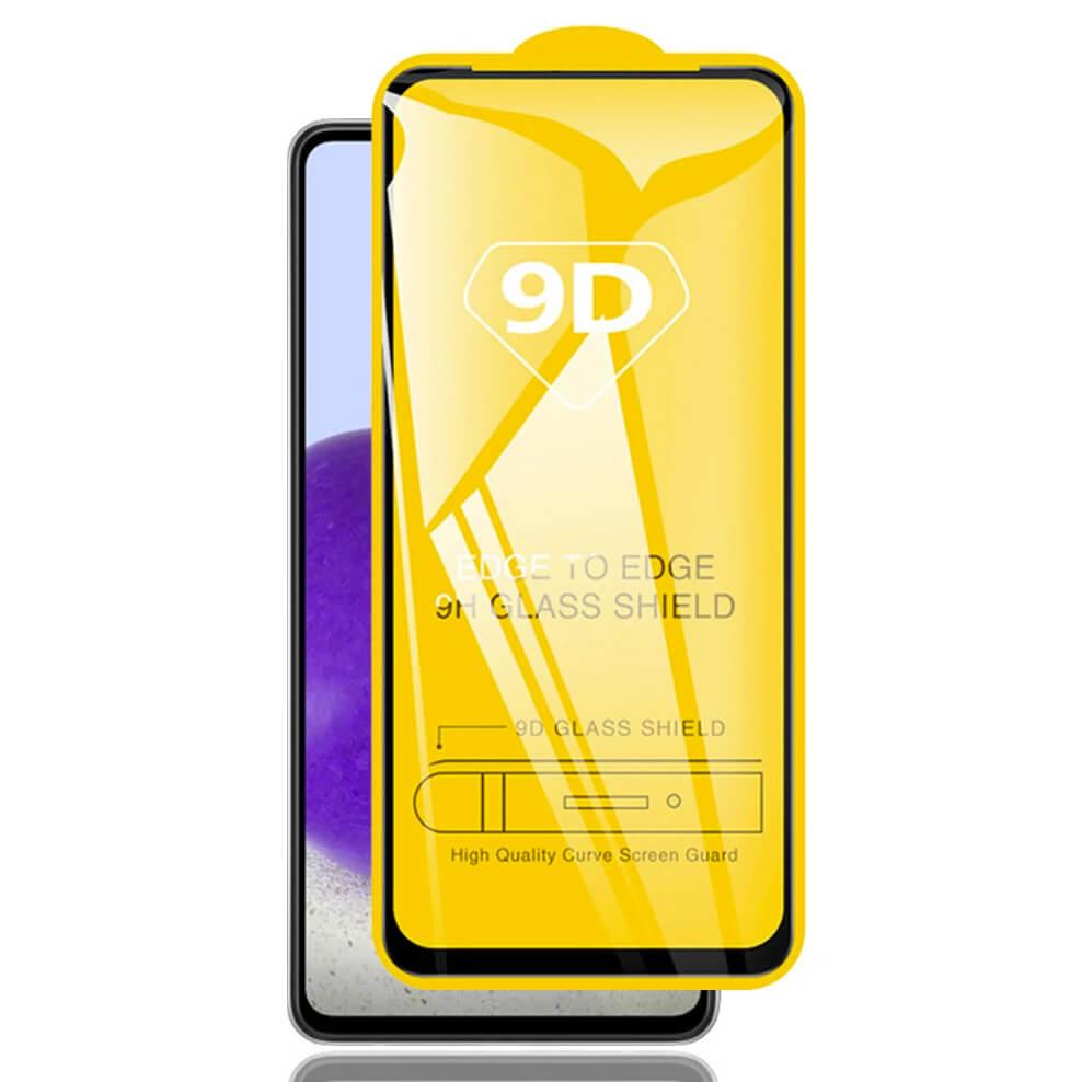 Обхващащо и ръбовете стъклено защитно покритие за дисплея на Samsung Galaxy A72 - Premium Full Glue 9D Edge to Edge Tempered Glass (черен) | JAR Computers Обхващащо и ръбовете стъклено защитно покритие за дисплея на Samsung Galaxy A72 - Premium Full Glue 9D Edge to Edge Tempered Glass (черен)