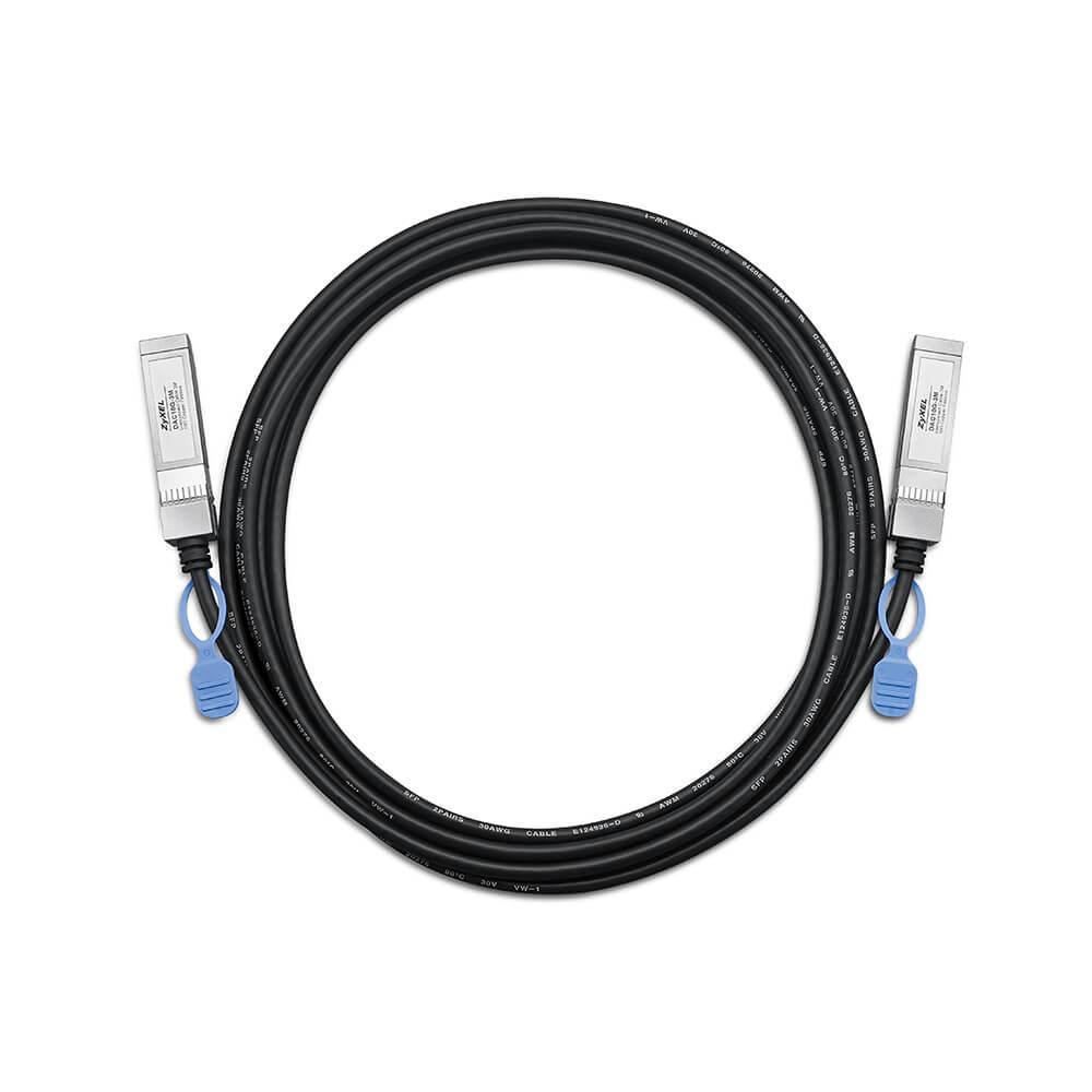 Оптичен кабел Zyxel DAC10G-3M SFP+ to SFP+, 3 m | JAR Computers Оптичен кабел Zyxel DAC10G-3M SFP+ to SFP+, 3 m