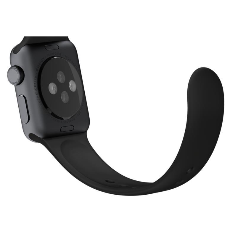 Оригинална силиконова каишка за Apple Watch 38мм, 40мм, 41мм, 42мм (2024) - Apple Sport Band M/L (bulk) (черен) | JAR Computers Оригинална силиконова каишка за Apple Watch 38мм, 40мм, 41мм, 42мм (2024) - Apple Sport Band M/L (bulk) (черен)