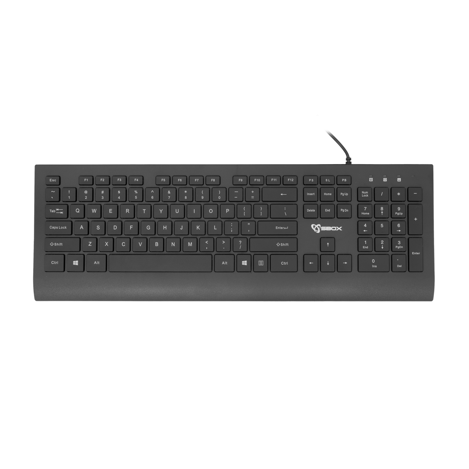 SBOX K-33 :: USB Клавиатура, черна