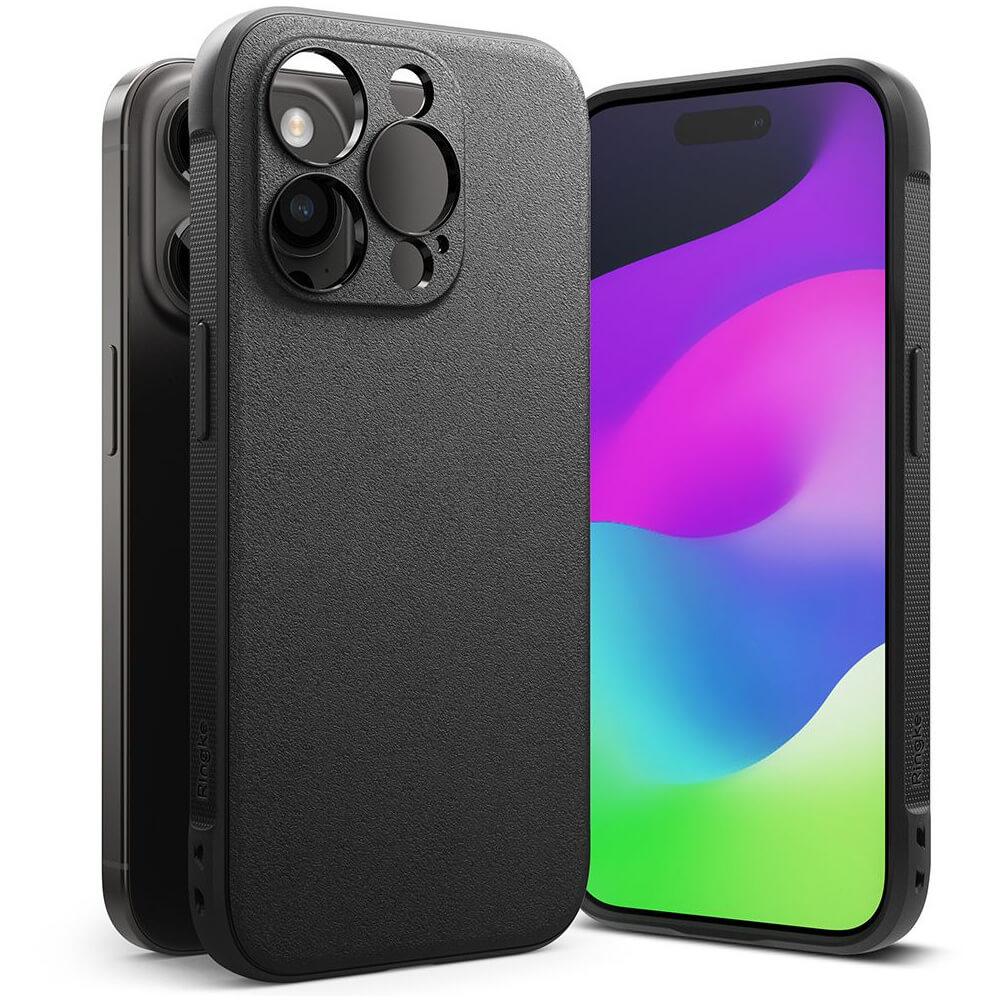 Силиконов (TPU) калъф за iPhone 15 Pro Max - Ringke Onyx Case (черен) | JAR Computers Силиконов (TPU) калъф за iPhone 15 Pro Max - Ringke Onyx Case (черен)
