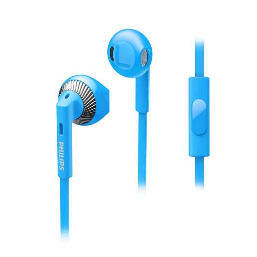 Слушалки с микрофон за мобилни устройства с 3.5 мм стерео-жак - Philips MyJam SHE3205BL In-Ear Headphones (син) | JAR Computers Слушалки с микрофон за мобилни устройства с 3.5 мм стерео-жак - Philips MyJam SHE3205BL In-Ear Headphones (син)
