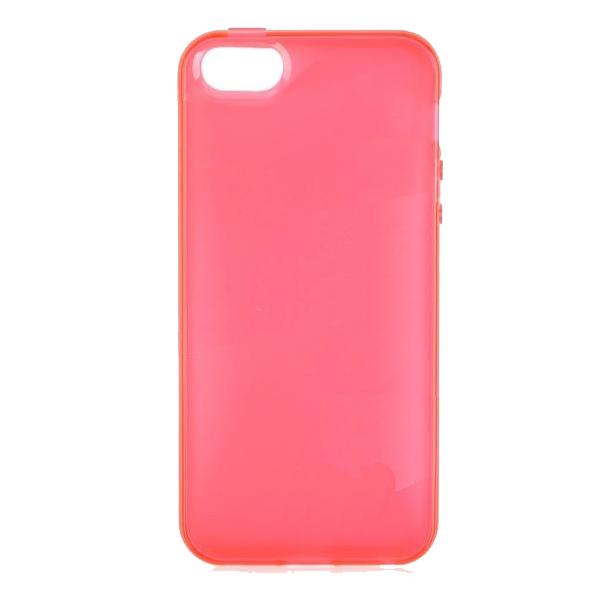Термополиуретанов калъф за iPhone 5, iPhone 5S, iPhone SE - Protective Translucent TPU Case (червен-прозрачен) | JAR Computers Термополиуретанов калъф за iPhone 5, iPhone 5S, iPhone SE - Protective Translucent TPU Case (червен-прозрачен)