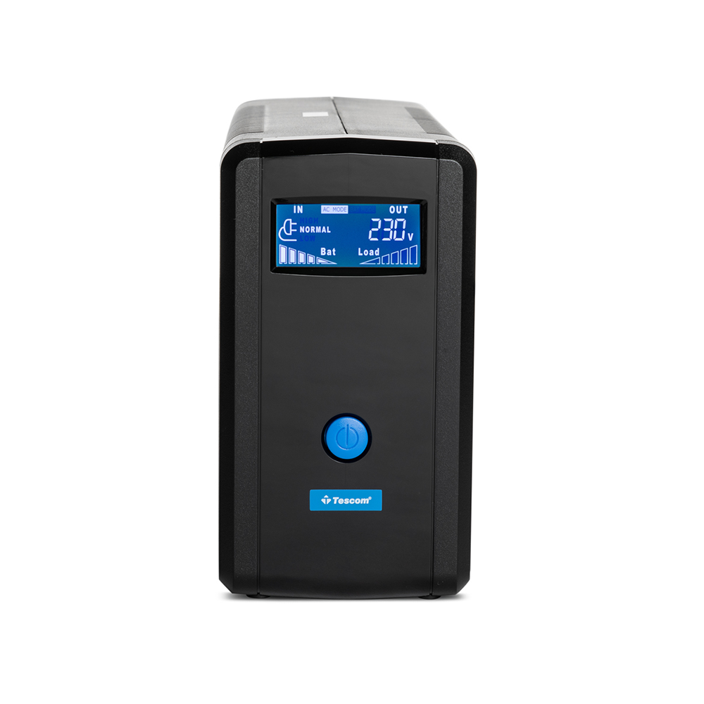 Tescom Leo Plus LCD 650AP UPS Line Interactive (UPS.0785) (TSLCD650AP) | JAR Computers Tescom Leo Plus LCD 650AP UPS Line Interactive (UPS.0785) (TSLCD650AP)