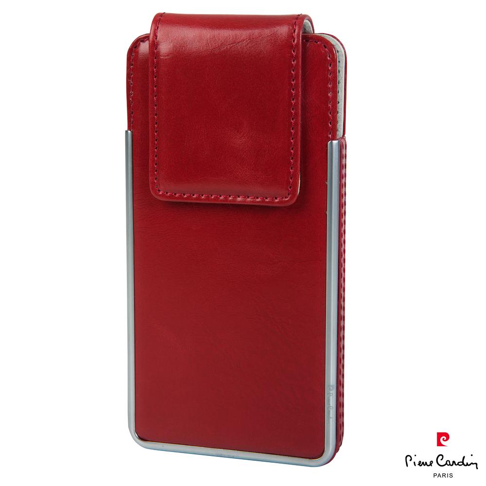 Вертикален кожен калъф (джоб) за iPhone 5S, iPhone 5, iPhone SE - Pierre Cardin Stable Case (червен) | JAR Computers Вертикален кожен калъф (джоб) за iPhone 5S, iPhone 5, iPhone SE - Pierre Cardin Stable Case (червен)