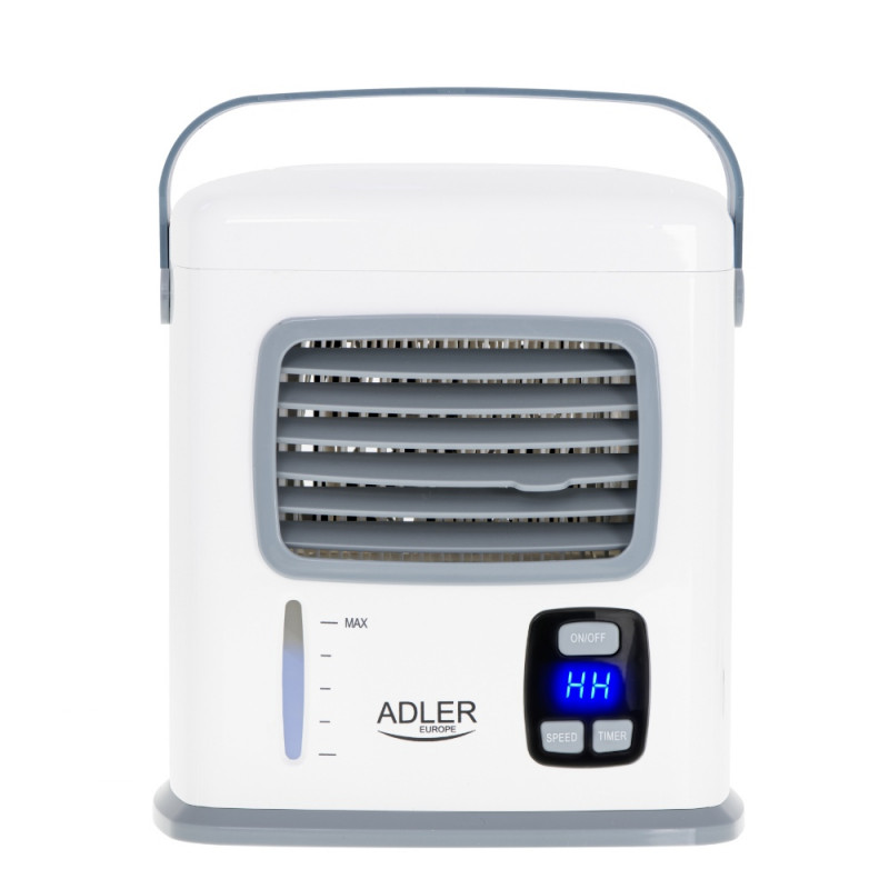 Въздушен охладител 3в1 Adler AD 7919, 50W, 2 скорости, Таймер 12ч, 500 мл, 50 dB, USB,Бял
