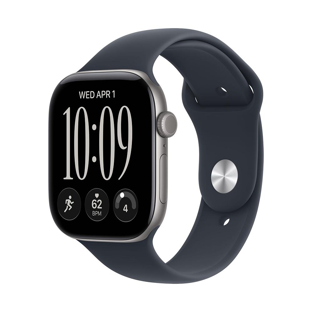 Apple Watch S12 Cellular 46mm Space Grey Aluminium Case with Navy Blue Sport Band - M/L | JAR Computers Apple Watch S12 Cellular 46mm Space Grey Aluminium Case with Navy Blue Sport Band - M/L