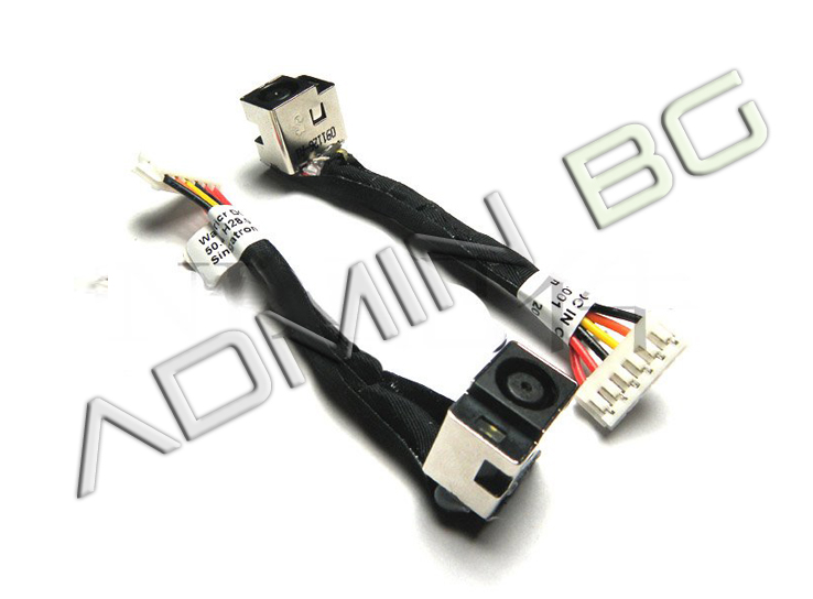 Букса за лаптоп (DC Power Jack) PJ156 7.5x0.7x5.0mm - HP Compaq CQ50 CQ60 With Cable | JAR Computers Букса за лаптоп (DC Power Jack) PJ156 7.5x0.7x5.0mm - HP Compaq CQ50 CQ60 With Cable
