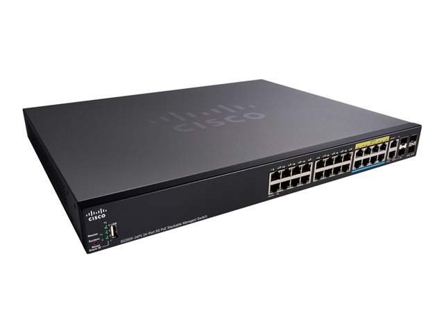 CISCO SG350-X - 24-Port 5G PoE Stackable Managed Switch