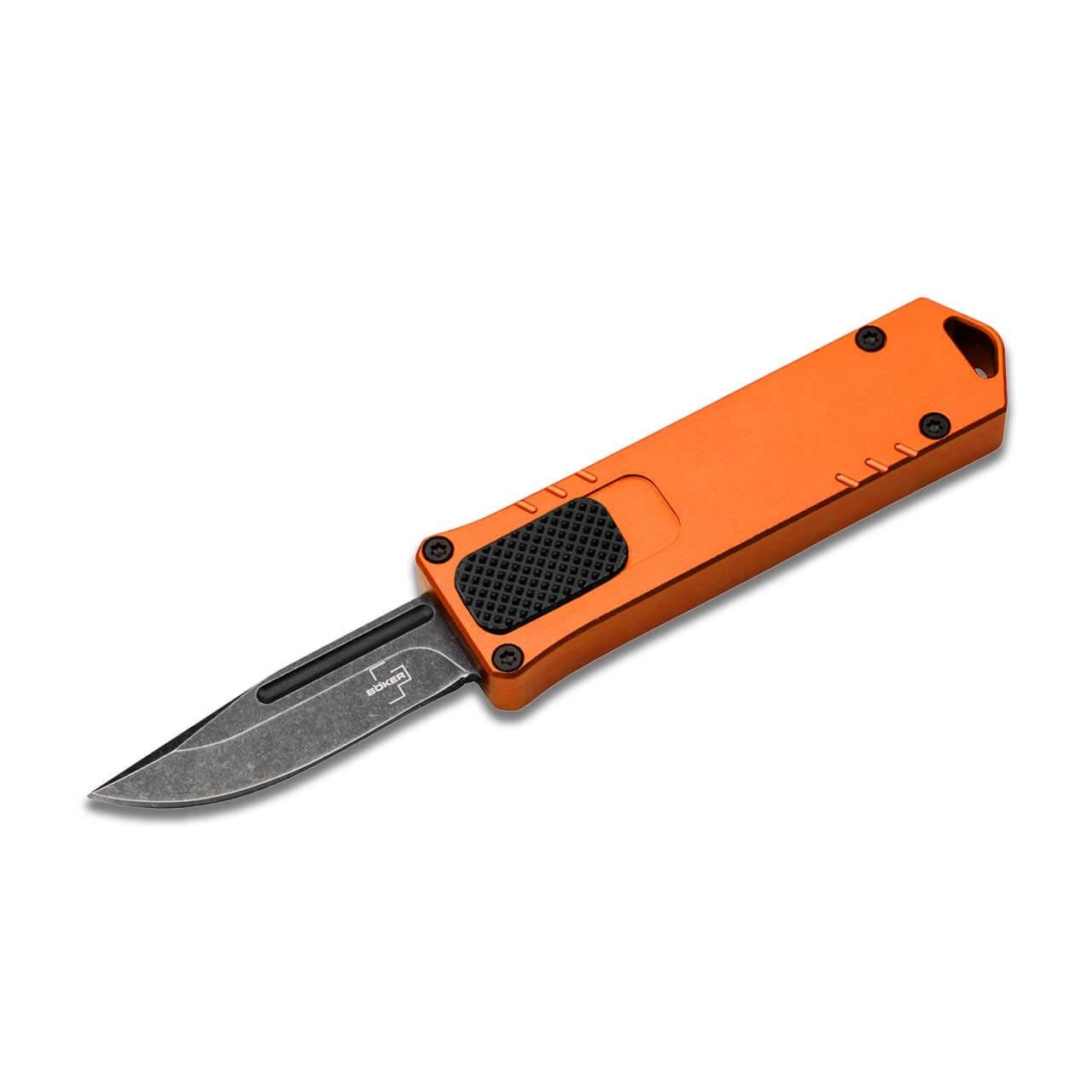 Джобен нож Boker Plus USB OTF 2.0 Burnt Orange | JAR Computers Джобен нож Boker Plus USB OTF 2.0 Burnt Orange