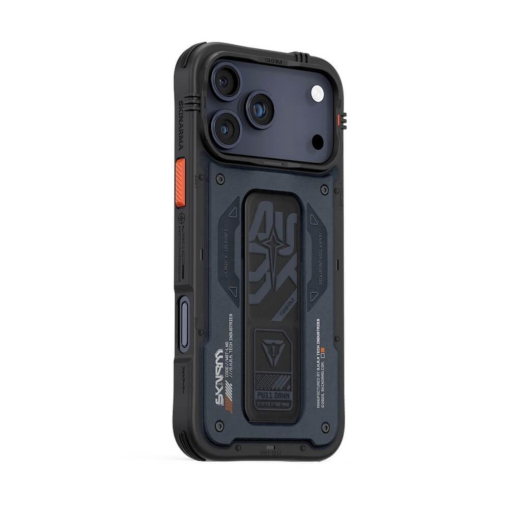 Хибриден удароустойчив кейс с MagSafe за iPhone 17 Pro - Skinarma Aegis Magnetic Hybrid Case (черен) | JAR Computers Хибриден удароустойчив кейс с MagSafe за iPhone 17 Pro - Skinarma Aegis Magnetic Hybrid Case (черен)