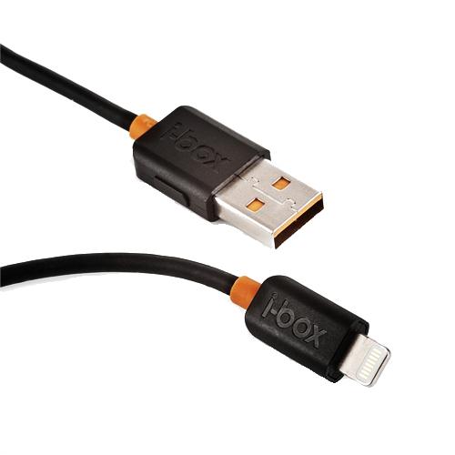 i-box Lightning to USB Cable - USB кабел за iPhone 5, iPhone 5S, iPhone SE, iPhone 5C, iPod Touch 5, iPod Nano 7, iPad 4 и iPad Mini, iPad mini 2, iPad mini 3 (черен) | JAR Computers i-box Lightning to USB Cable - USB кабел за iPhone 5, iPhone 5S, iPhone SE, iPhone 5C, iPod Touch 5, iPod Nano 7, iPad 4 и iPad Mini, iPad mini 2, iPad mini 3 (черен)