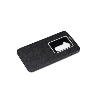Кожен калъф, тип портфейл и поставка за LG G2 - Rock Excel Flip Case (черен) | JAR Computers Кожен калъф, тип портфейл и поставка за LG G2 - Rock Excel Flip Case (черен)
