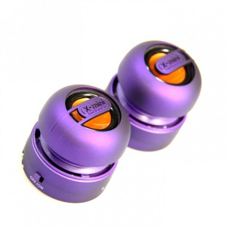 Компактен качествен спийкър за мобилни устройства - XMI X-mini XAM15 MAX Capsule Stereo Speaker (лилав) | JAR Computers Компактен качествен спийкър за мобилни устройства - XMI X-mini XAM15 MAX Capsule Stereo Speaker (лилав)