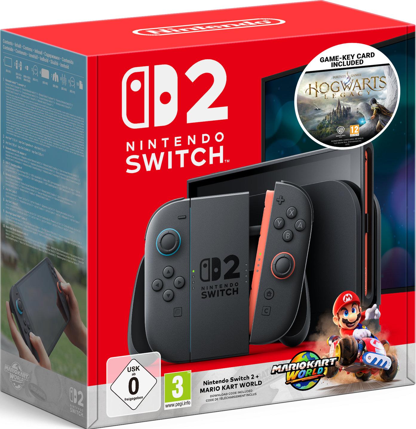 Конзола Nintendo Switch 2 Mario Kart World + Hogwarts Legacy Bundle