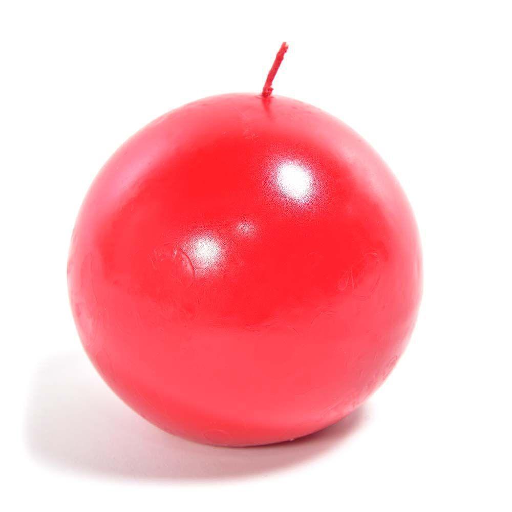 Кръгла свещ Mumsan, цвят червен, 10см,60ч горене | JAR Computers Кръгла свещ Mumsan, цвят червен, 10см,60ч горене