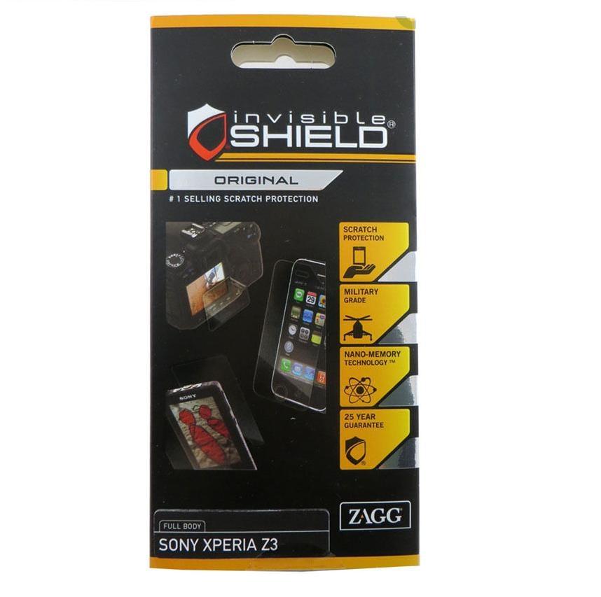 Невидима защита за дисплея и задната част на Sony Xperia Z3 - Invisible Shield Full Body Original (пълен комплект) | JAR Computers Невидима защита за дисплея и задната част на Sony Xperia Z3 - Invisible Shield Full Body Original (пълен комплект)