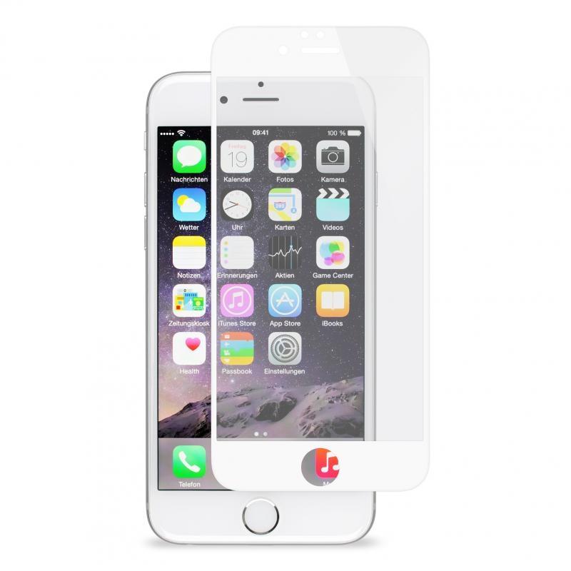 Обхващащо целия дисплей защитно покритие за iPhone 6, iPhone 6S - Artwizz ScratchStopper Frame (бял) | JAR Computers Обхващащо целия дисплей защитно покритие за iPhone 6, iPhone 6S - Artwizz ScratchStopper Frame (бял)