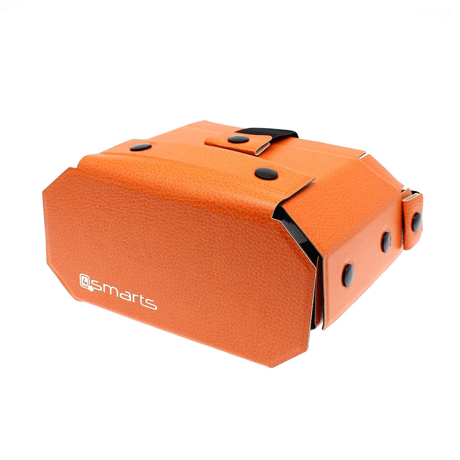 Очила за виртуална реалност за iOS и Android - 4smarts Basic Portable Universal VR Leather Glasses (оранжев) | JAR Computers Очила за виртуална реалност за iOS и Android - 4smarts Basic Portable Universal VR Leather Glasses (оранжев)