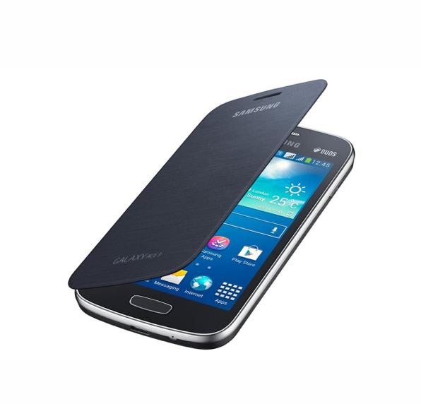 Оригинален кожен калъф за Samsung Galaxy Ace 3 S7275 - Samsung Flip Cover (черен) | JAR Computers Оригинален кожен калъф за Samsung Galaxy Ace 3 S7275 - Samsung Flip Cover (черен)