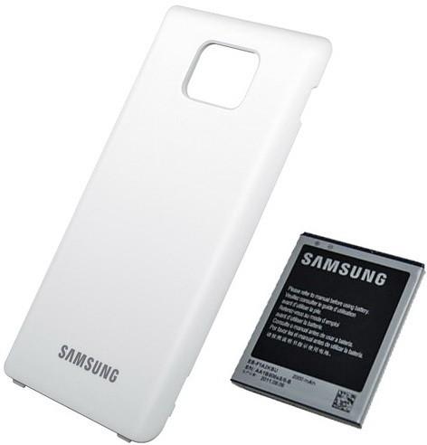 Оригинална резервна батерия 2000 mAh и заден капак за Galaxy S2 i9100 - Samsung Battery Kit (бял) | JAR Computers Оригинална резервна батерия 2000 mAh и заден капак за Galaxy S2 i9100 - Samsung Battery Kit (бял)