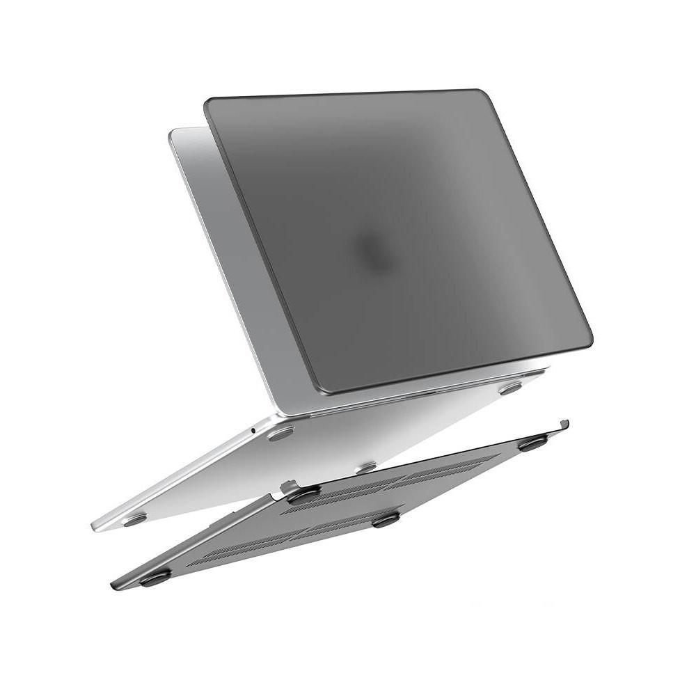 Предпазен кейс за MacBook Air 13 M3 (2024), MacBook Air 13 M2 (2023) - Lention Matte Protective Case (черен-мат) | JAR Computers Предпазен кейс за MacBook Air 13 M3 (2024), MacBook Air 13 M2 (2023) - Lention Matte Protective Case (черен-мат)