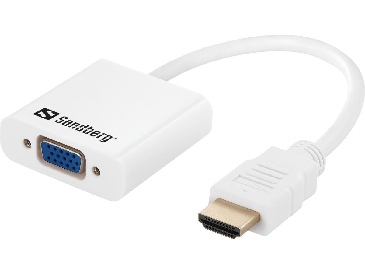 Sandberg HDMI to VGA+Audio Converter | JAR Computers Sandberg HDMI to VGA+Audio Converter