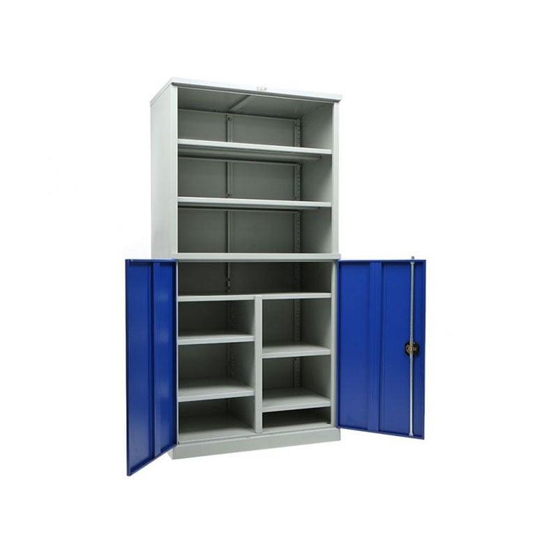 Шкаф за инструменти ТС1995 102400, метален, 950 х 500 х 1900 mm, синьо-сив