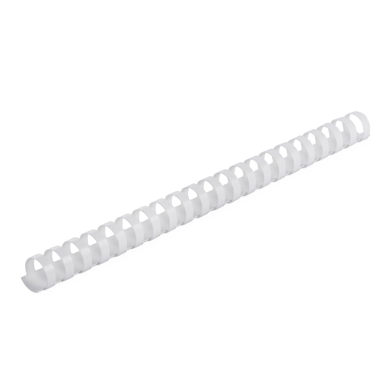 Top Office Спирали за подвързване, 16 mm, бели, 100 броя