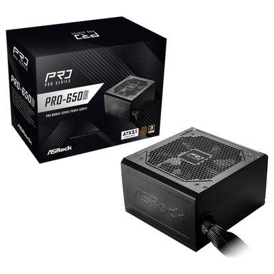 Захранване PSU ASRock 650W 80+ Bronze PRO ATX3.1 | JAR Computers Захранване PSU ASRock 650W 80+ Bronze PRO ATX3.1