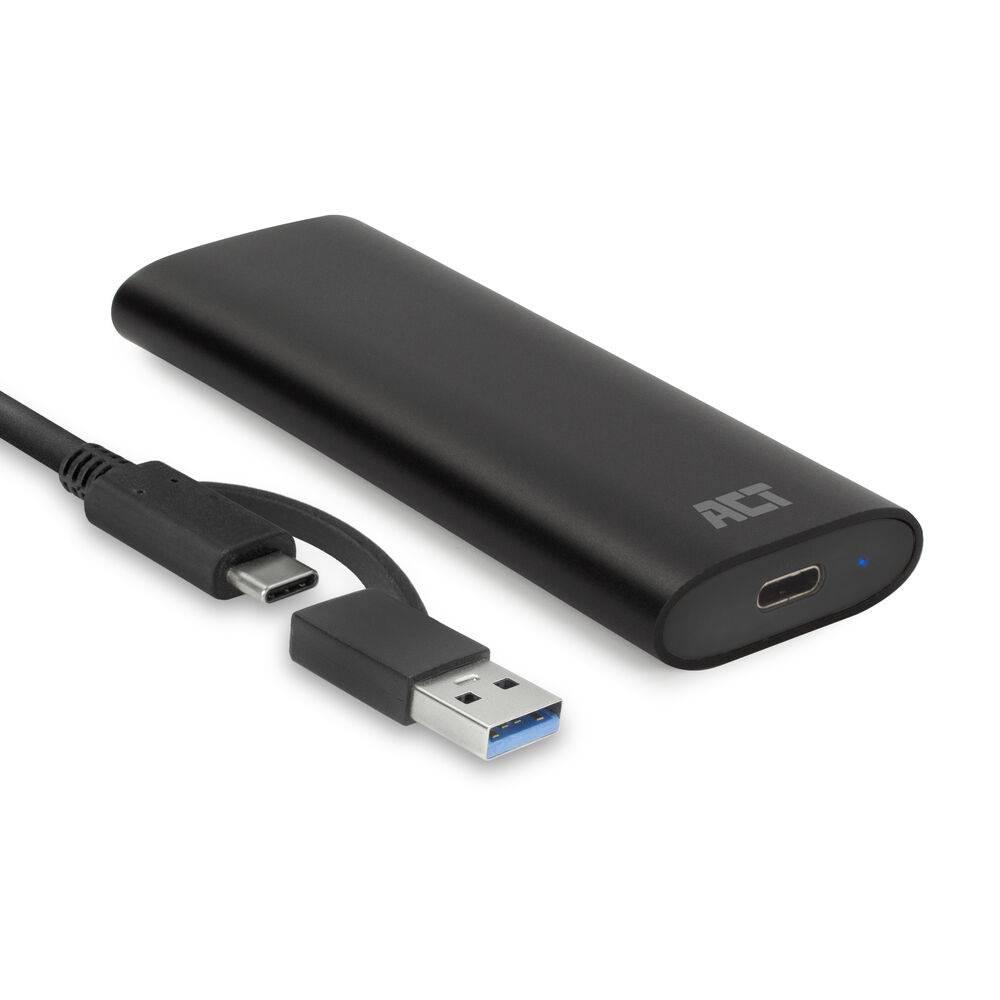 ACT AC1615 външна кутия за SSD диск, USB-C M.2 NVMe / PCIe SSD | JAR Computers ACT AC1615 външна кутия за SSD диск, USB-C M.2 NVMe / PCIe SSD