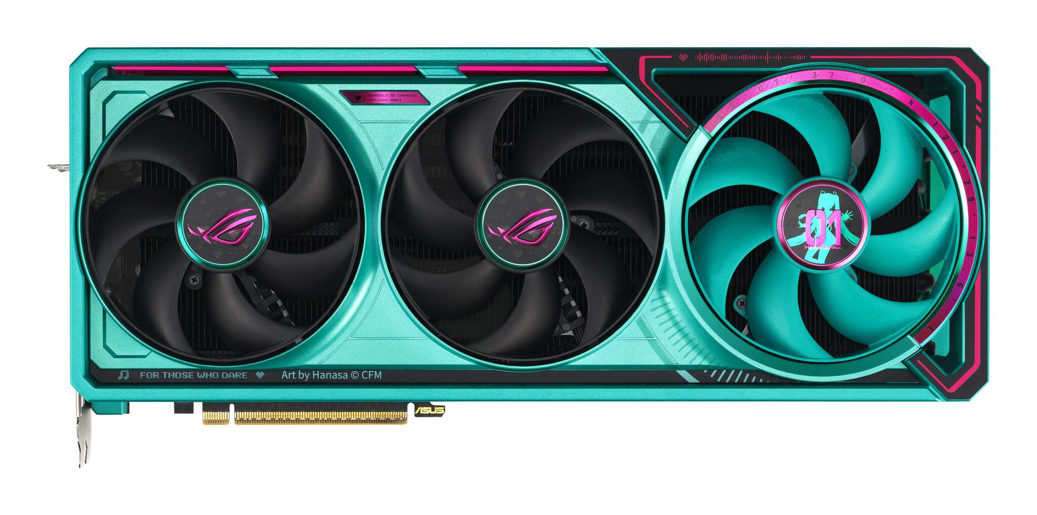 ASUS ROG-ASTRAL-RTX5080-O16G-HATSUNE-MIKU-EDITION NVIDIA GeForce RTX 5080 16 GB GDDR7