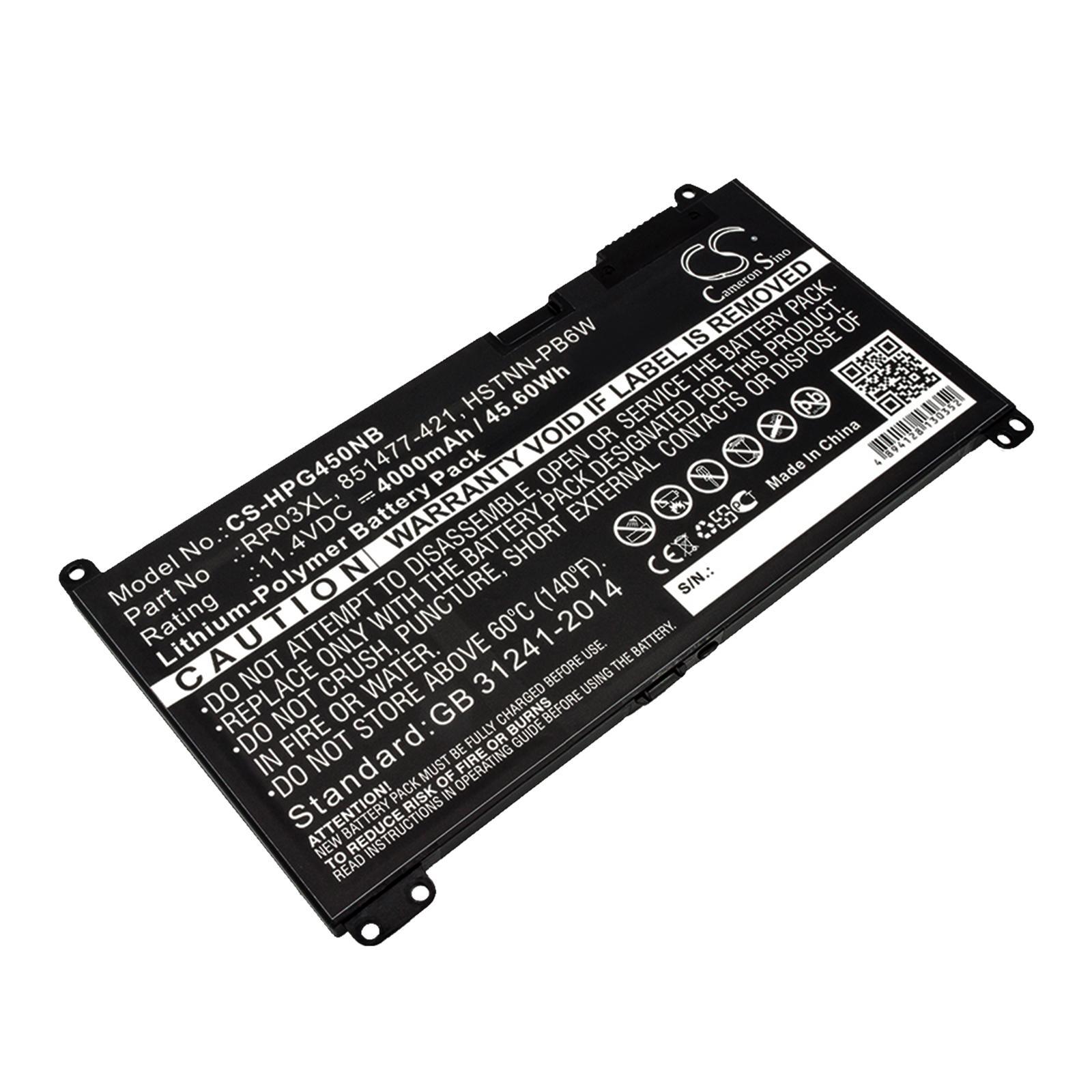 Батерия за лаптоп HP ProBook 430 G4 , 440 G4, 450 G4  HSTNN-I74C 11,4V 4400mAh CAMERON SINO | JAR Computers Батерия за лаптоп HP ProBook 430 G4 , 440 G4, 450 G4  HSTNN-I74C 11,4V 4400mAh CAMERON SINO