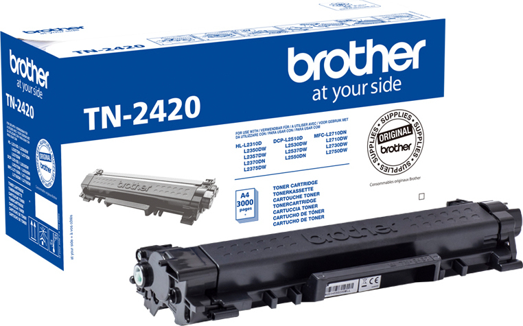 DCP-L 2530 DW/L 2550 DN/MFC-L 2710 DN/L 2710 DW BLK TNR (BRO-TN-2420)