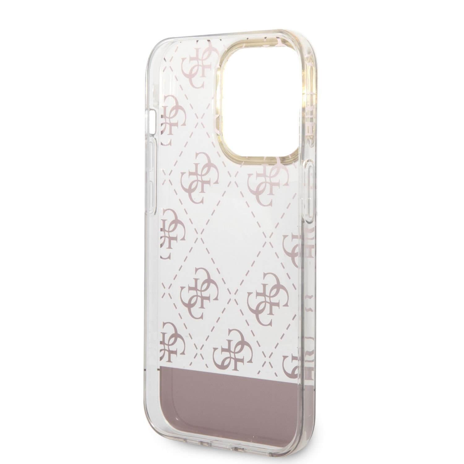 Дизайнерски кейс с висока защита за iPhone 14 Pro - Guess Peony Glitter Script Logo Case (розов) | JAR Computers Дизайнерски кейс с висока защита за iPhone 14 Pro - Guess Peony Glitter Script Logo Case (розов)