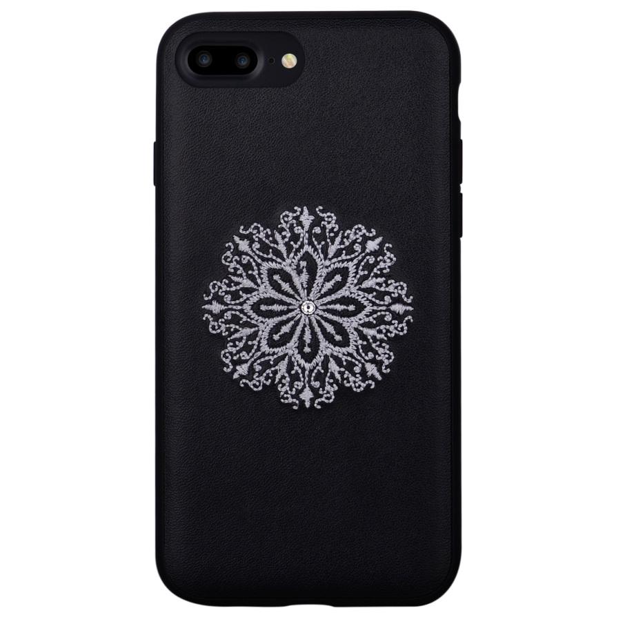 Дизайнерски кожен кейс с ръчна бродерия за iPhone 8 Plus, iPhone 7 Plus - Devia Flower Embroidery Case (черен) | JAR Computers Дизайнерски кожен кейс с ръчна бродерия за iPhone 8 Plus, iPhone 7 Plus - Devia Flower Embroidery Case (черен)