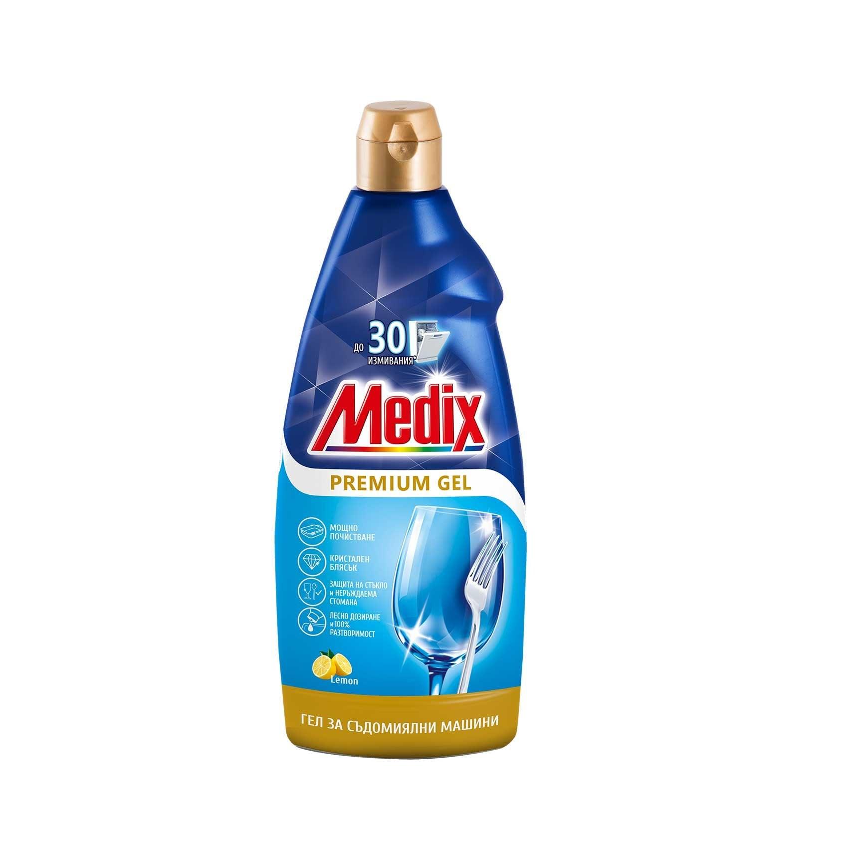Гел за съдомиялна машина Medix Premium Gel, 600 ml, 0.5 l | JAR Computers Гел за съдомиялна машина Medix Premium Gel, 600 ml, 0.5 l