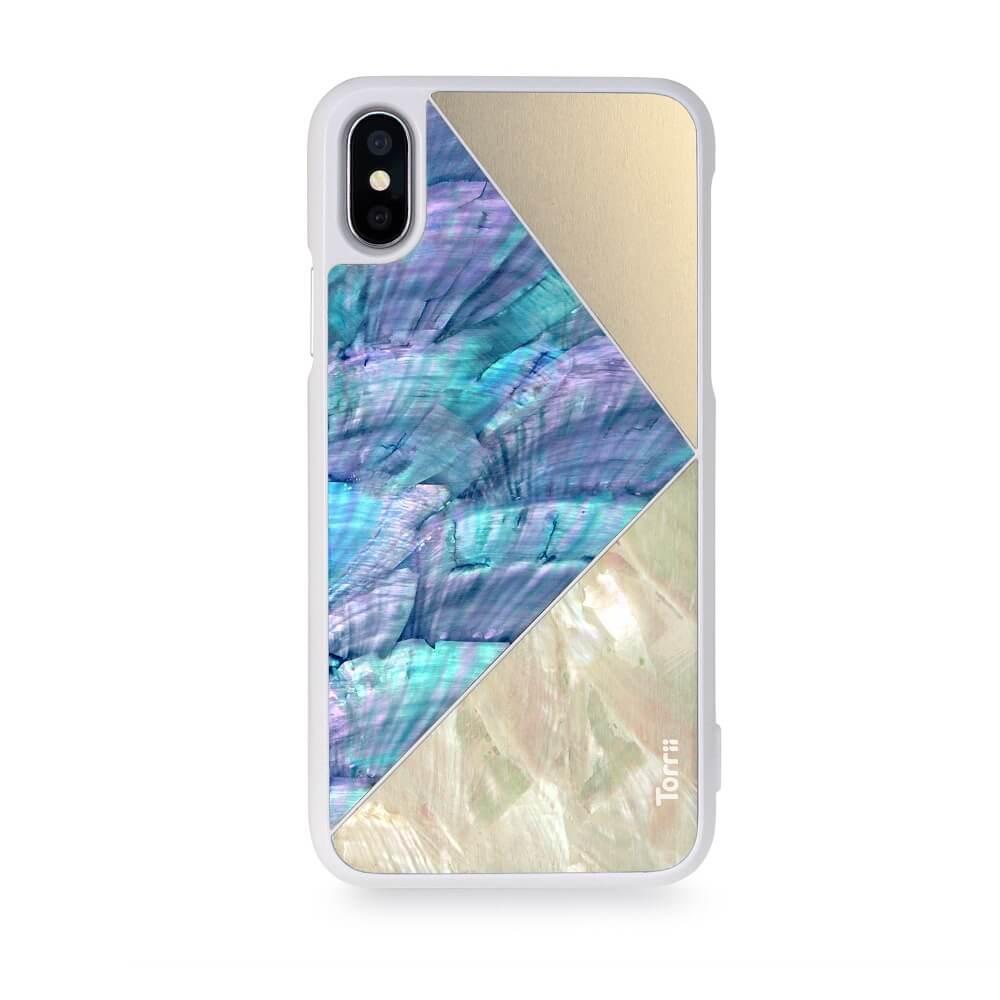 Хибриден (поликарбонат, алуминий и перли) кейс за iPhone XS, iPhone X - Torrii Puzzle Case (бял) | JAR Computers Хибриден (поликарбонат, алуминий и перли) кейс за iPhone XS, iPhone X - Torrii Puzzle Case (бял)
