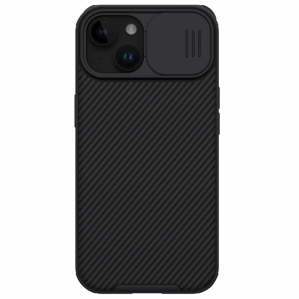 Хибриден удароустойчив кейс за iPhone 15 Plus - Nillkin CamShield Pro Hard Case (черен) | JAR Computers Хибриден удароустойчив кейс за iPhone 15 Plus - Nillkin CamShield Pro Hard Case (черен)