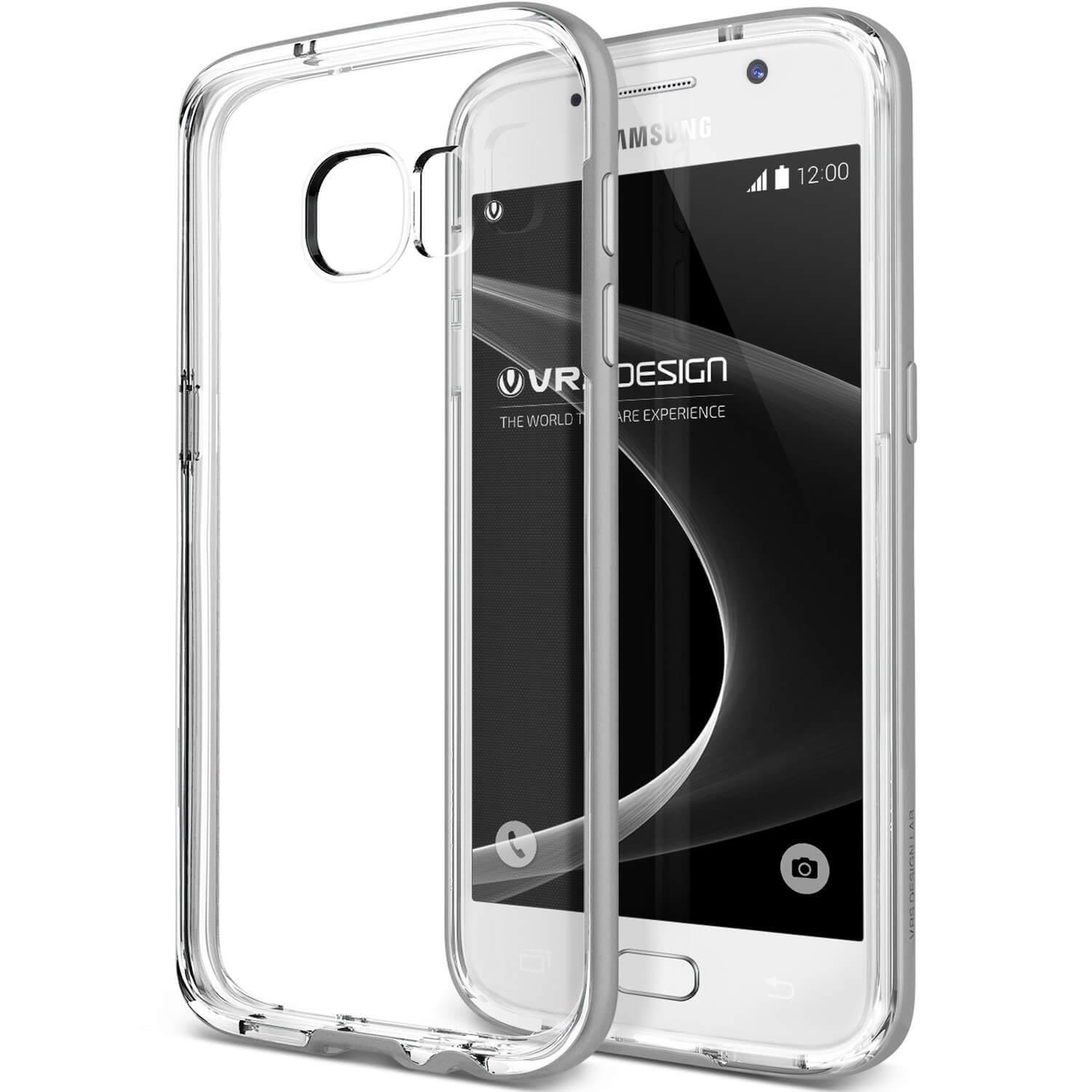 Хибриден удароустойчив кейс за Samsung Galaxy S7 - Verus Crystal Bumper Case (сребрист-прозрачен) | JAR Computers Хибриден удароустойчив кейс за Samsung Galaxy S7 - Verus Crystal Bumper Case (сребрист-прозрачен)