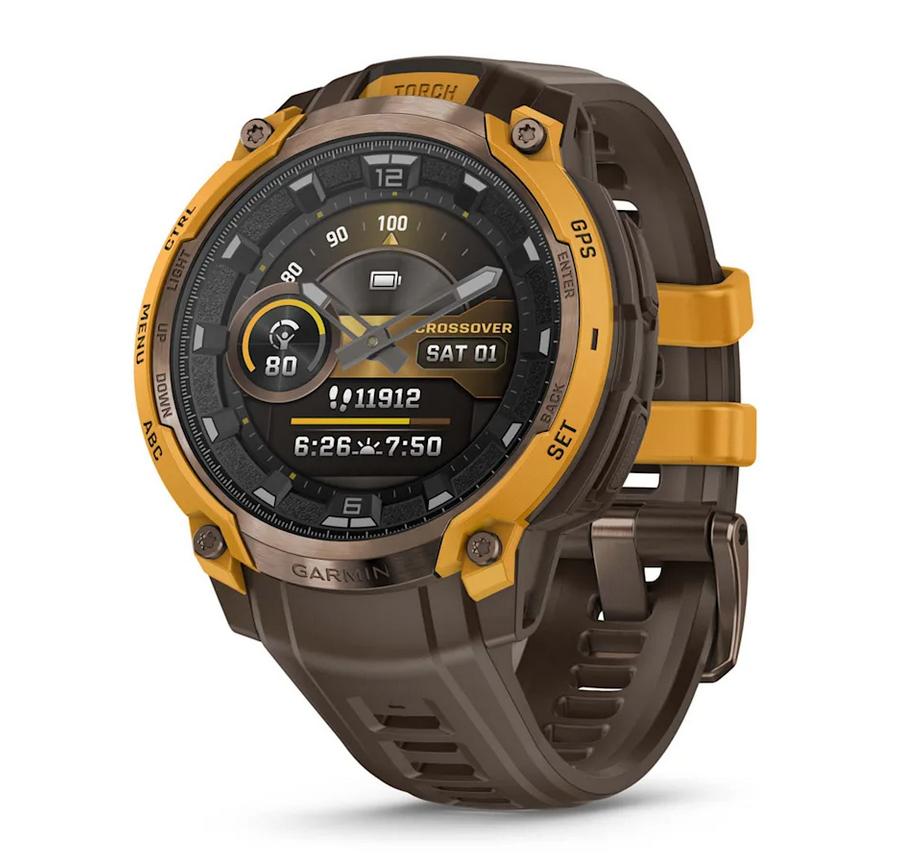 Instinct® Crossover AMOLED - Instinct® Crossover AMOLED - Bronze/Sunburst | JAR Computers Instinct® Crossover AMOLED - Instinct® Crossover AMOLED - Bronze/Sunburst