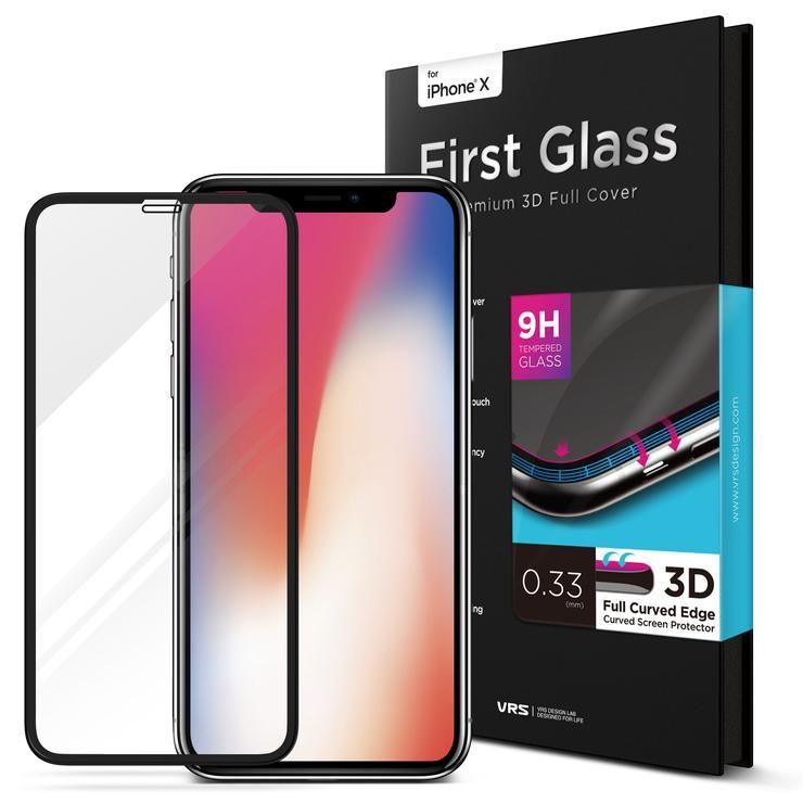 Калено стъклено защитно покритие за целия дисплей на iPhone 11 Pro Max, iPhone XS Max - Verus First Glass Premium 3D Full Cover (прозрачен-черен) | JAR Computers Калено стъклено защитно покритие за целия дисплей на iPhone 11 Pro Max, iPhone XS Max - Verus First Glass Premium 3D Full Cover (прозрачен-черен)