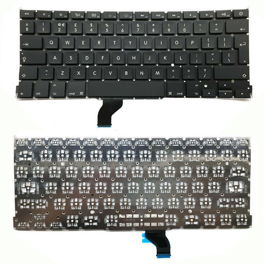 Клавиатура за лаптоп Apple MacBook Pro A1502 13.3" Черна Без Рамка (Голям Ентър) / Black Without Frame UK | JAR Computers Клавиатура за лаптоп Apple MacBook Pro A1502 13.3" Черна Без Рамка (Голям Ентър) / Black Without Frame UK