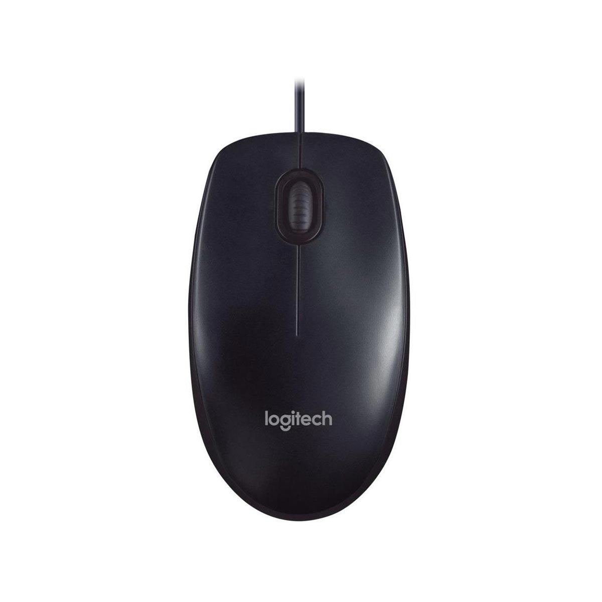 Logitech Мишка M90, с кабел, оптична, 3 бутона, 1000 dpi