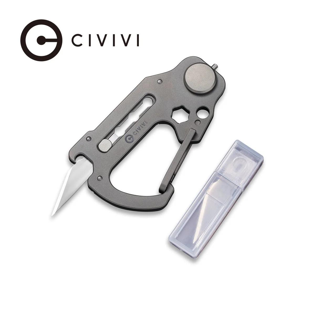 Многофункционален карабинер CIVIVI Polymorph Carabiner Gray | JAR Computers Многофункционален карабинер CIVIVI Polymorph Carabiner Gray