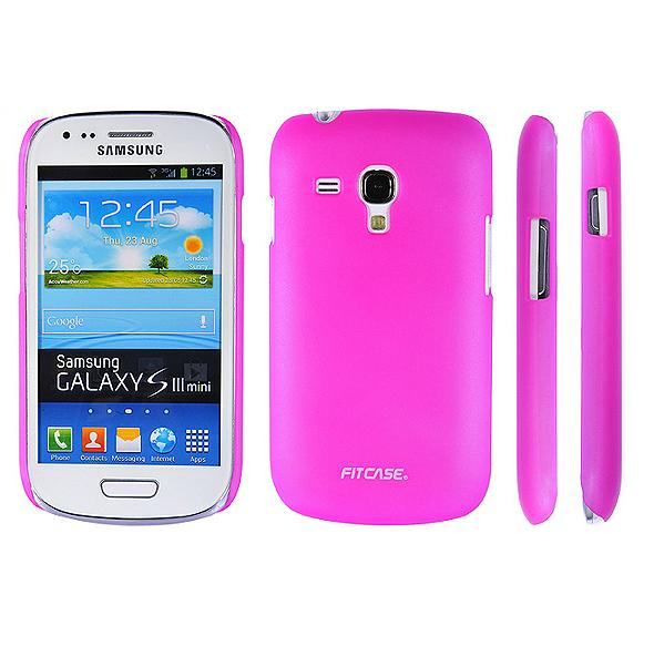 Поликарбонатов кейс за Samsung Galaxy S3 Mini - FitCase Hard Case (розов) | JAR Computers Поликарбонатов кейс за Samsung Galaxy S3 Mini - FitCase Hard Case (розов)