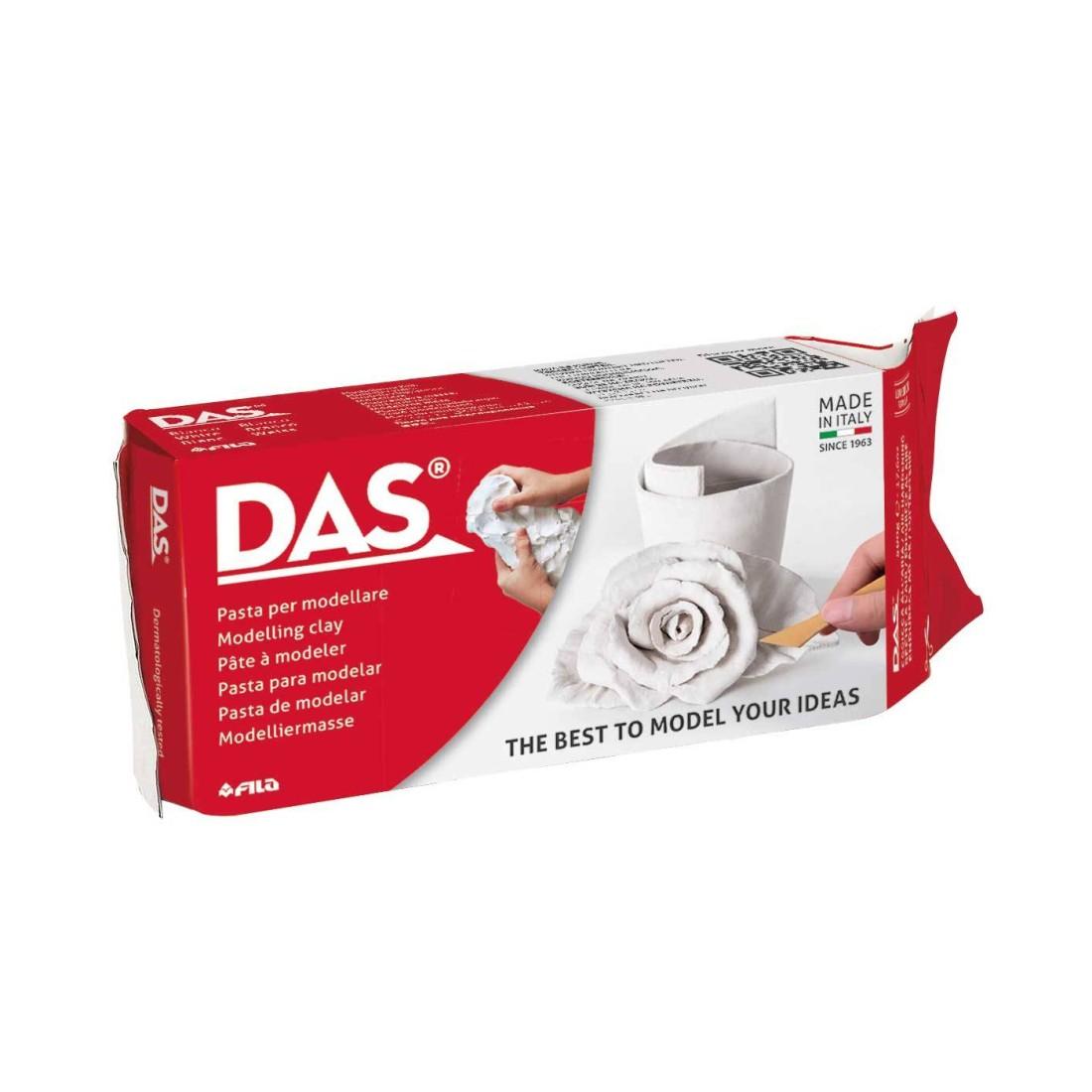 Самосъхнеща глина DAS White, 500 г, бяла | JAR Computers Самосъхнеща глина DAS White, 500 г, бяла
