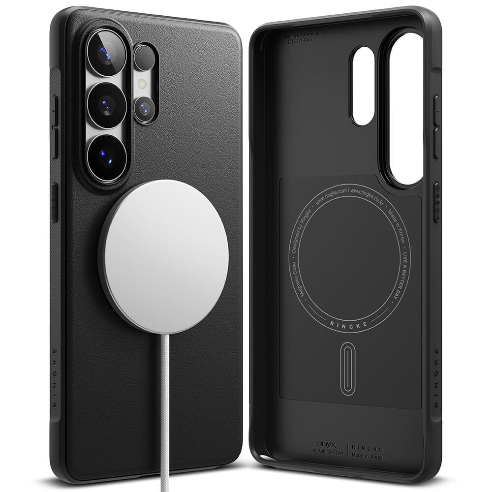 Силиконов (TPU) калъф с MagSafe за Samsung Galaxy S26 Ultra - Ringke Onyx Magnetic MagSafe Case (черен) | JAR Computers Силиконов (TPU) калъф с MagSafe за Samsung Galaxy S26 Ultra - Ringke Onyx Magnetic MagSafe Case (черен)